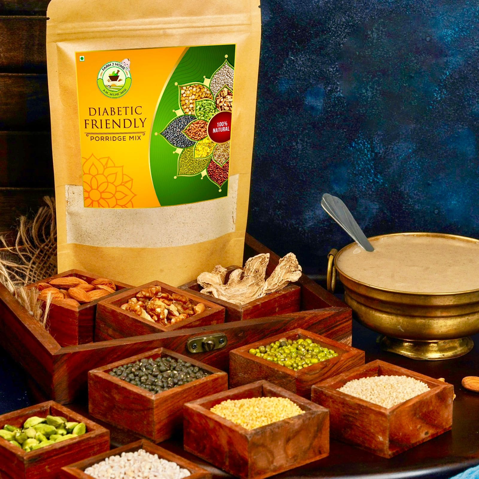 DIABETIC FRIENDLY PORRIDGE MIX (250g)