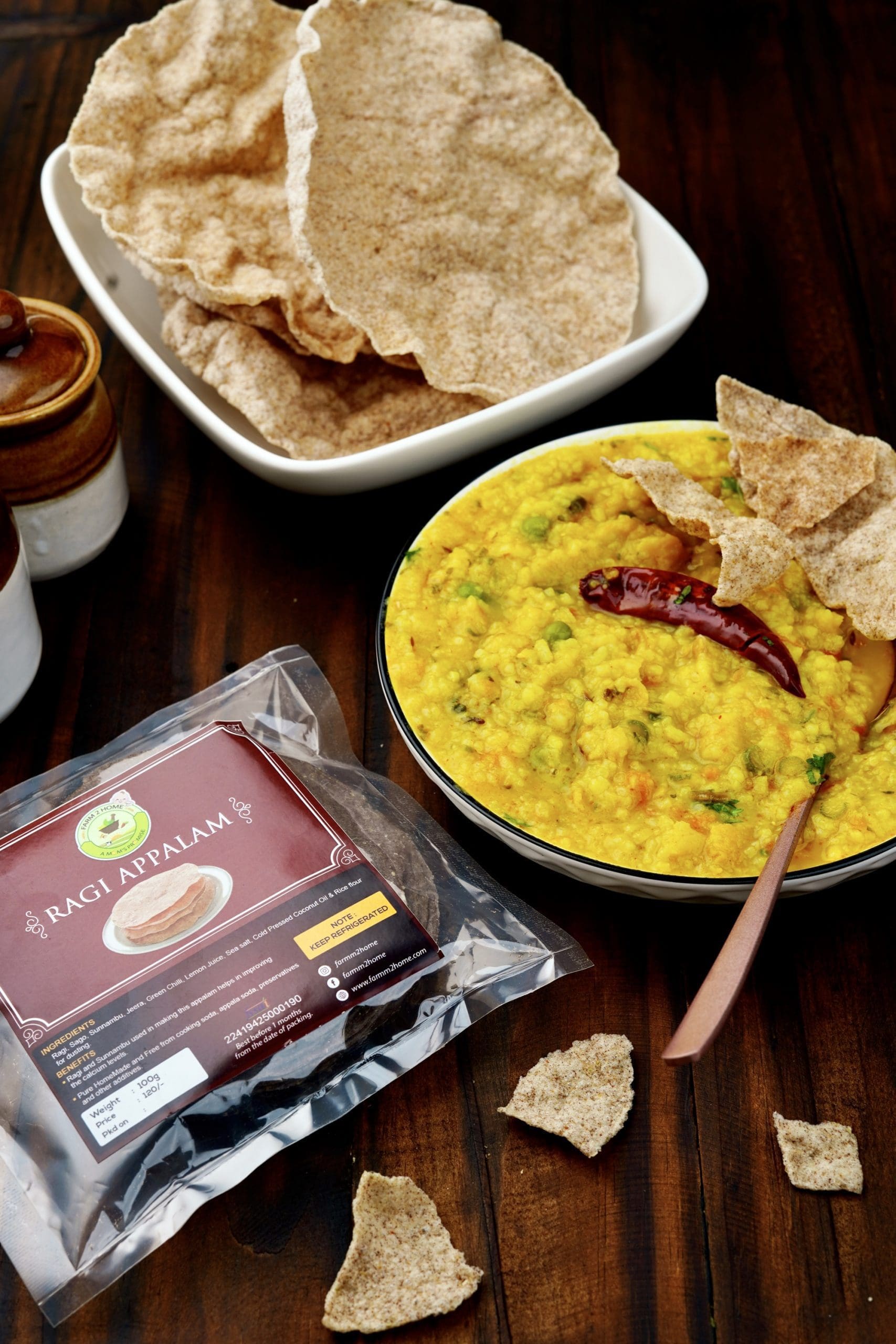 RAGI APPALAM (100g) - Image 2