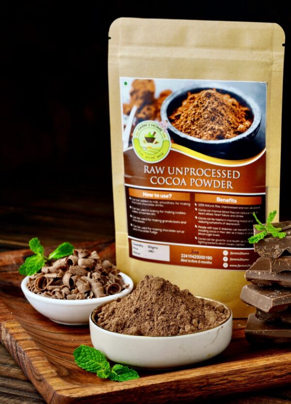 RAW UNPROCESSED COCOA POWDER (50g)